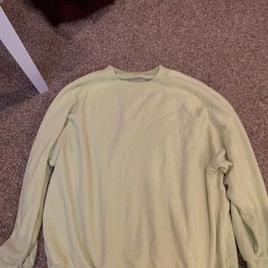 Neon yellow sweatshirt